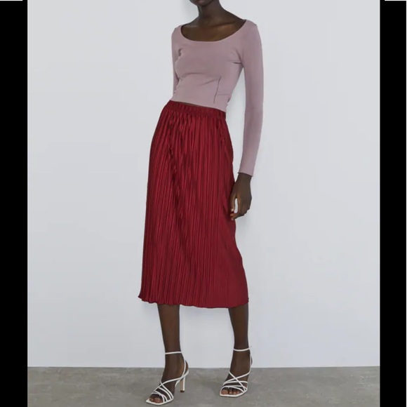 ZARA pleated skirt - Picture 1 of 3